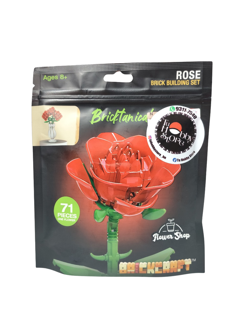BRICKCRAFT - BRICKTANICALS - Rose BRICKCRAFT - BRICKTANICALS - Rose